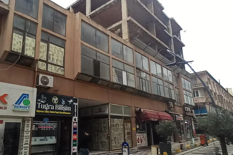 Edirne Keşan’da Ali Paşa Çarşısı’nda yıkım öncesi son adımlar